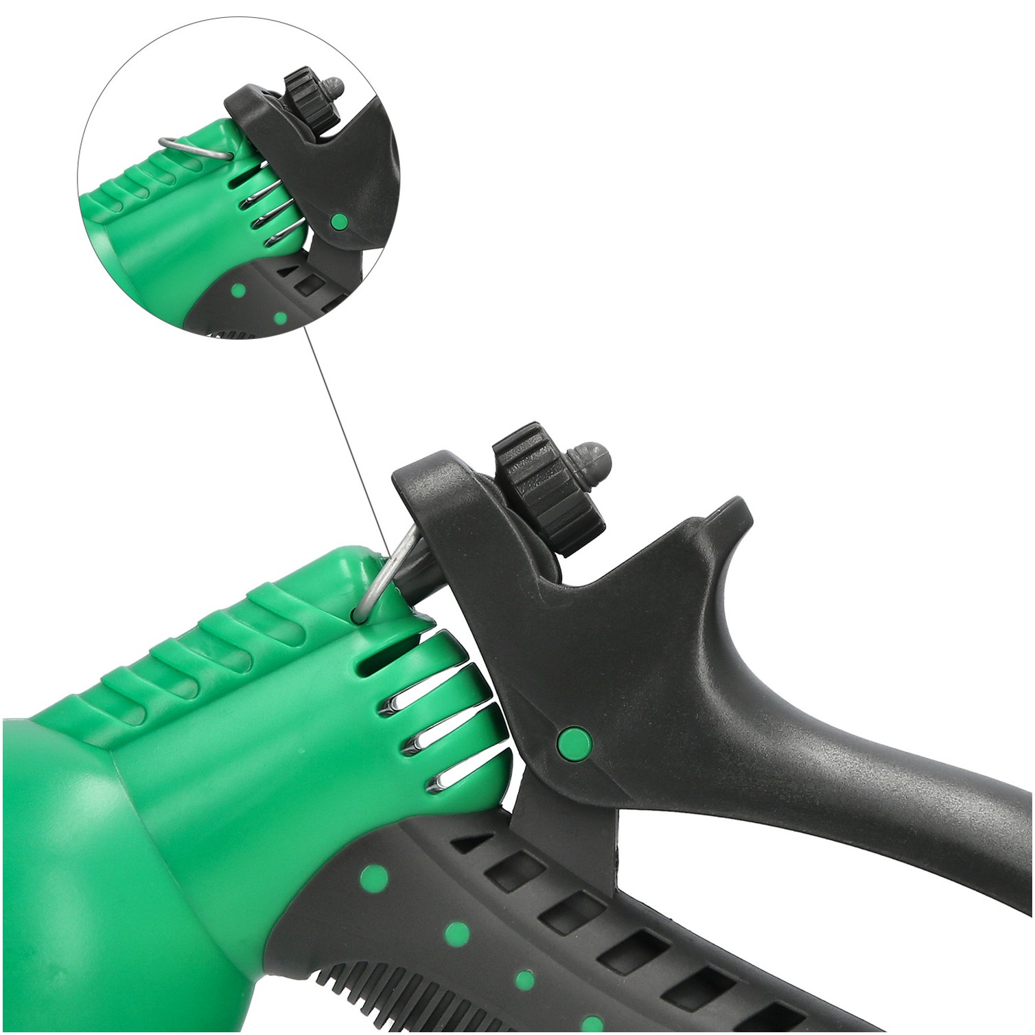 Pistola Riego Plastico ABS 7 Posiciones.
