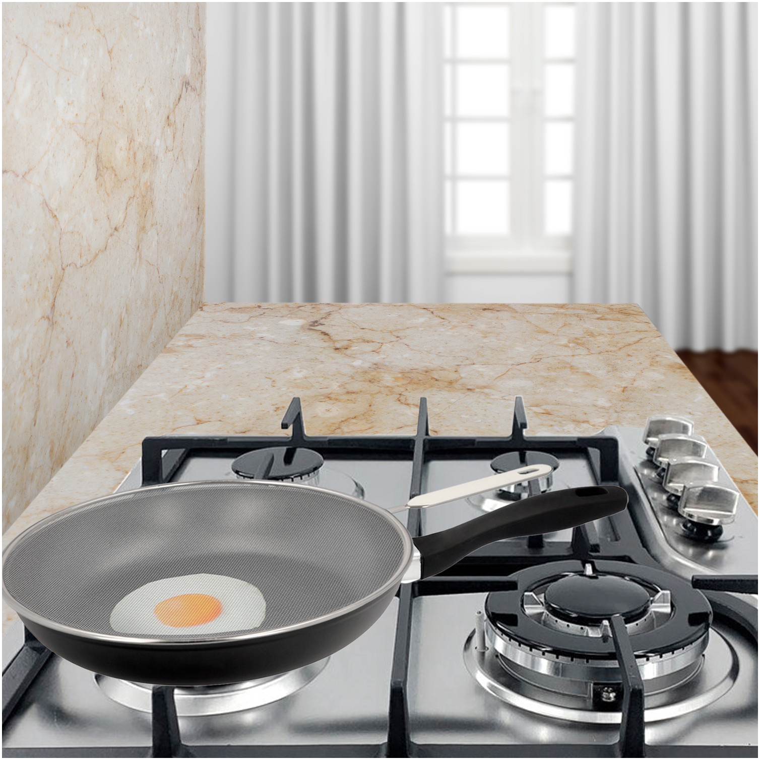Tapa Anti Salpicaduras Ø 28 cm. Malla Acero Inoxidable. Con mango, Pantalla Antisalpicaduras,Tapa Sarten,Tapa ollas,Tapa aceite