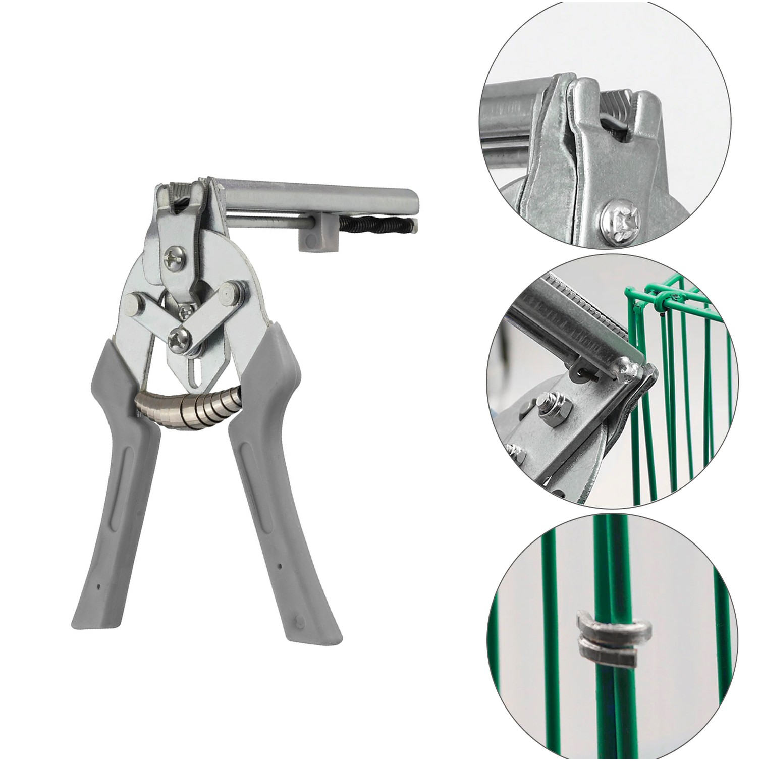 Alicates Para Mallas / Enrejados / Cercas con Cargador de 50 Grapas