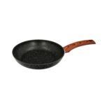 Sarten Aluminio Forjado Antiadherente Ø 24 x 5 cm. Mango Engomado / 5 capas / Acabado Piedra / Apta Para Todo Tipo de Cocinas