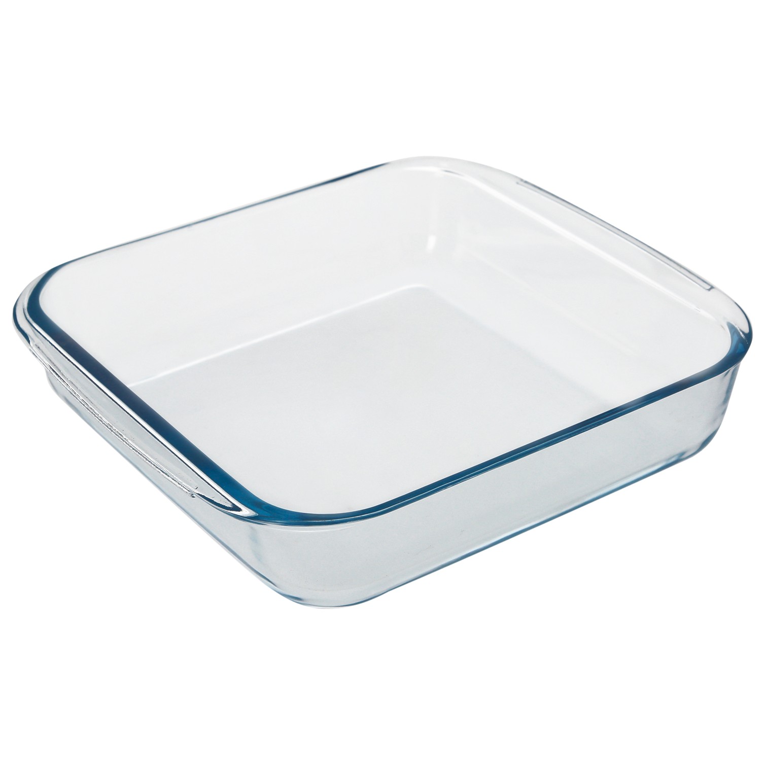 Fuente Horno Cristal Borosilicato Cuadrada 1,8 L. 20,7x20,7 cm. Ideal Meclas, Ensaladas, Postres, Cocina, Resposteria. Libre BPA