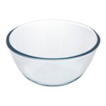 Bol De Cristal, Ideal Para Mezclas. 2.5 Litros. Libre BPA, Cristal De Borosilicato.Ensaladas, Postres, Cocina, Resposteria