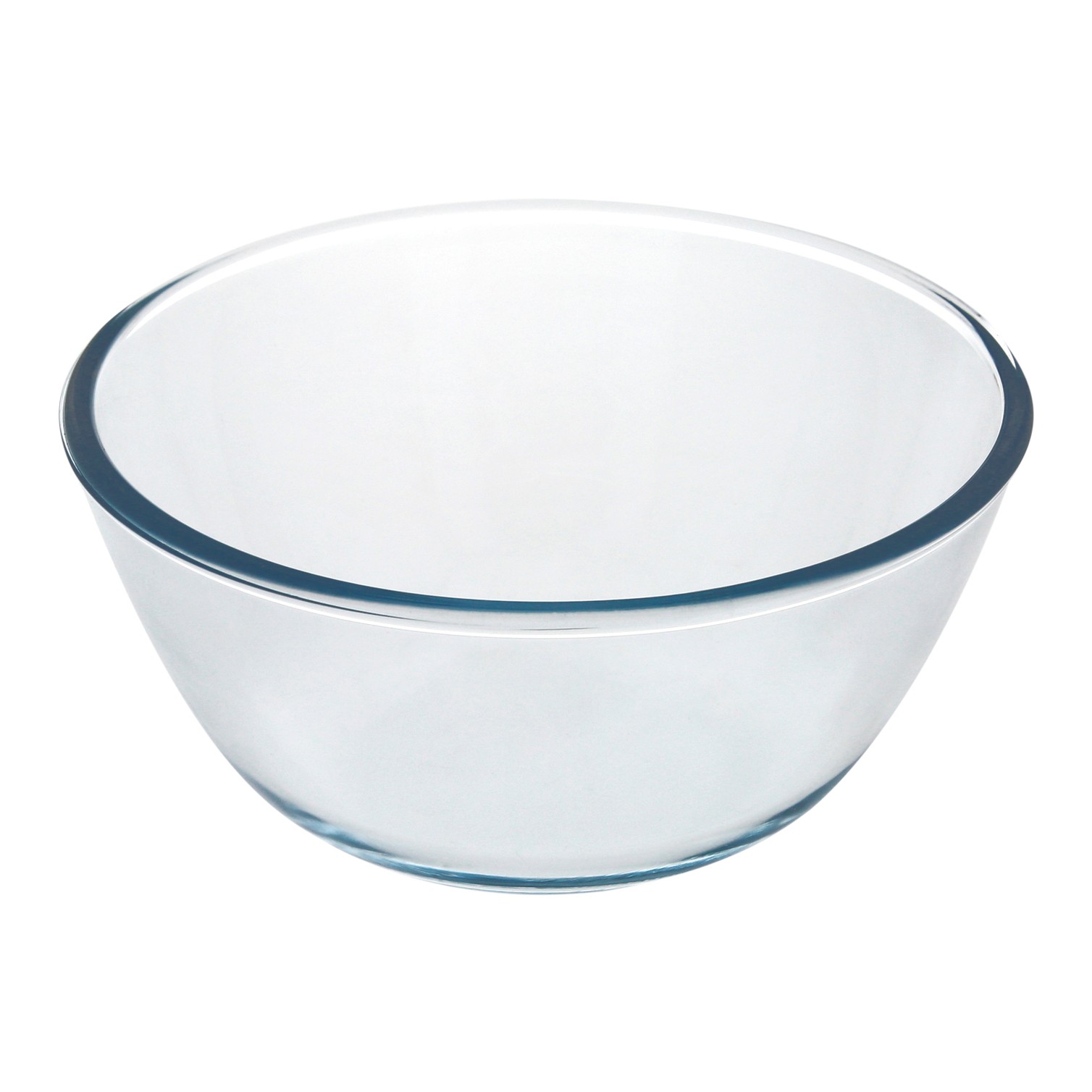 Bol De Cristal, Ideal Para Mezclas. 2.5 Litros. Libre BPA, Cristal De Borosilicato.Ensaladas, Postres, Cocina, Resposteria