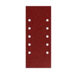 Lija Recambio Con Velcro 115x280 mm. con Agujeros Grano 80 (10 Piezas) [+2 variaciones de Grano Disponibles]