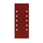 Lija Recambio Con Velcro 115x280 mm. con Agujeros Grano 180 (10 Piezas)