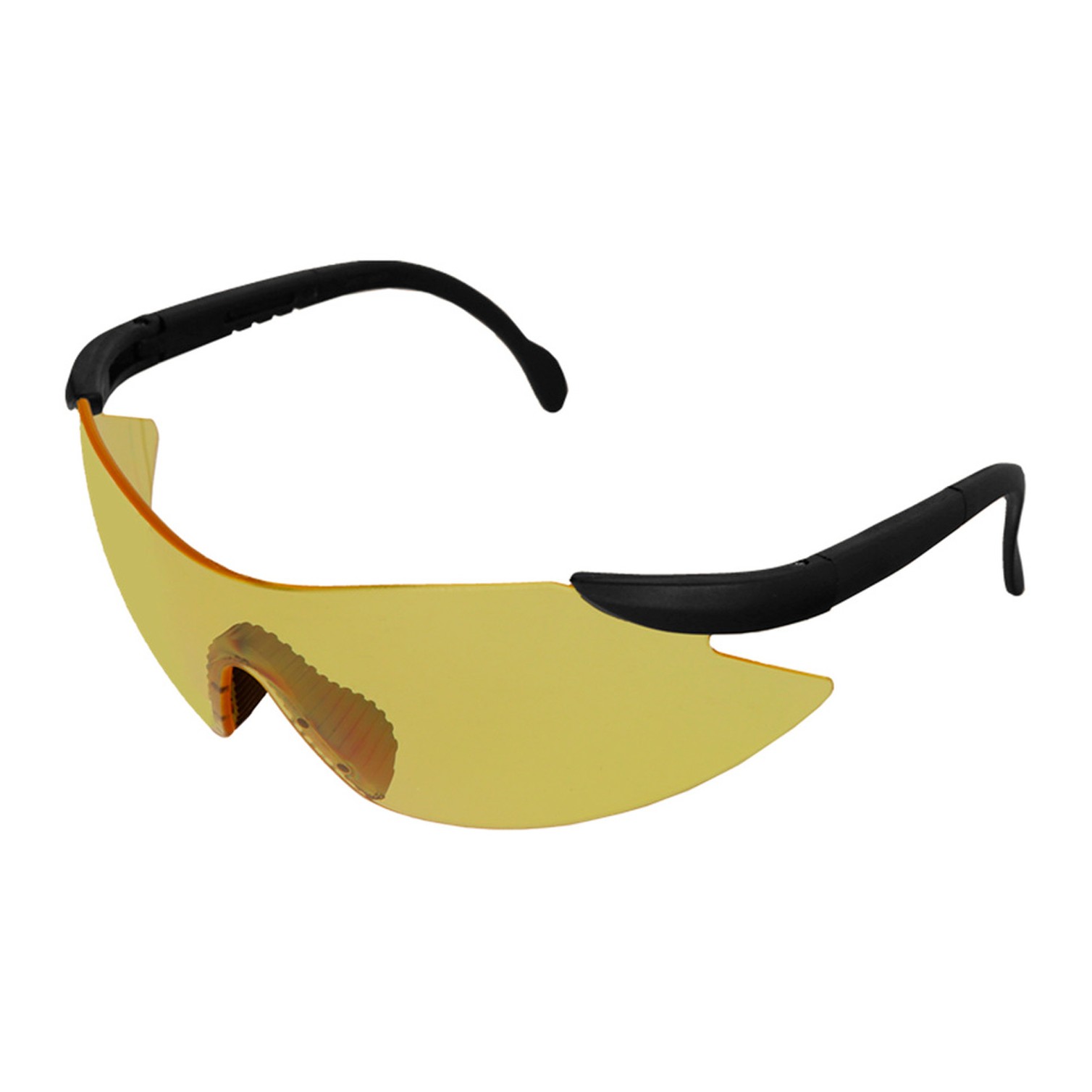 Gafas Proteccion En166 Patillas Ajustables Lentes Ambar, Puente Engomado, Homologadas EN166