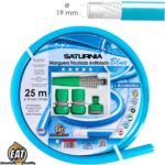 Manguera Tricotada No Torsion Blue Ø 19 mm. Rollo 25 metros. Con Accesorios, Manguera Anti Torsion, Manguera Sin Dobleces,