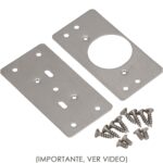 Placas de Reparacion Bisagras Cazoleta 4,7x9 cm. 2 piezas. Placa Repara Puertas, Placa Reparación Bisagras Mueble