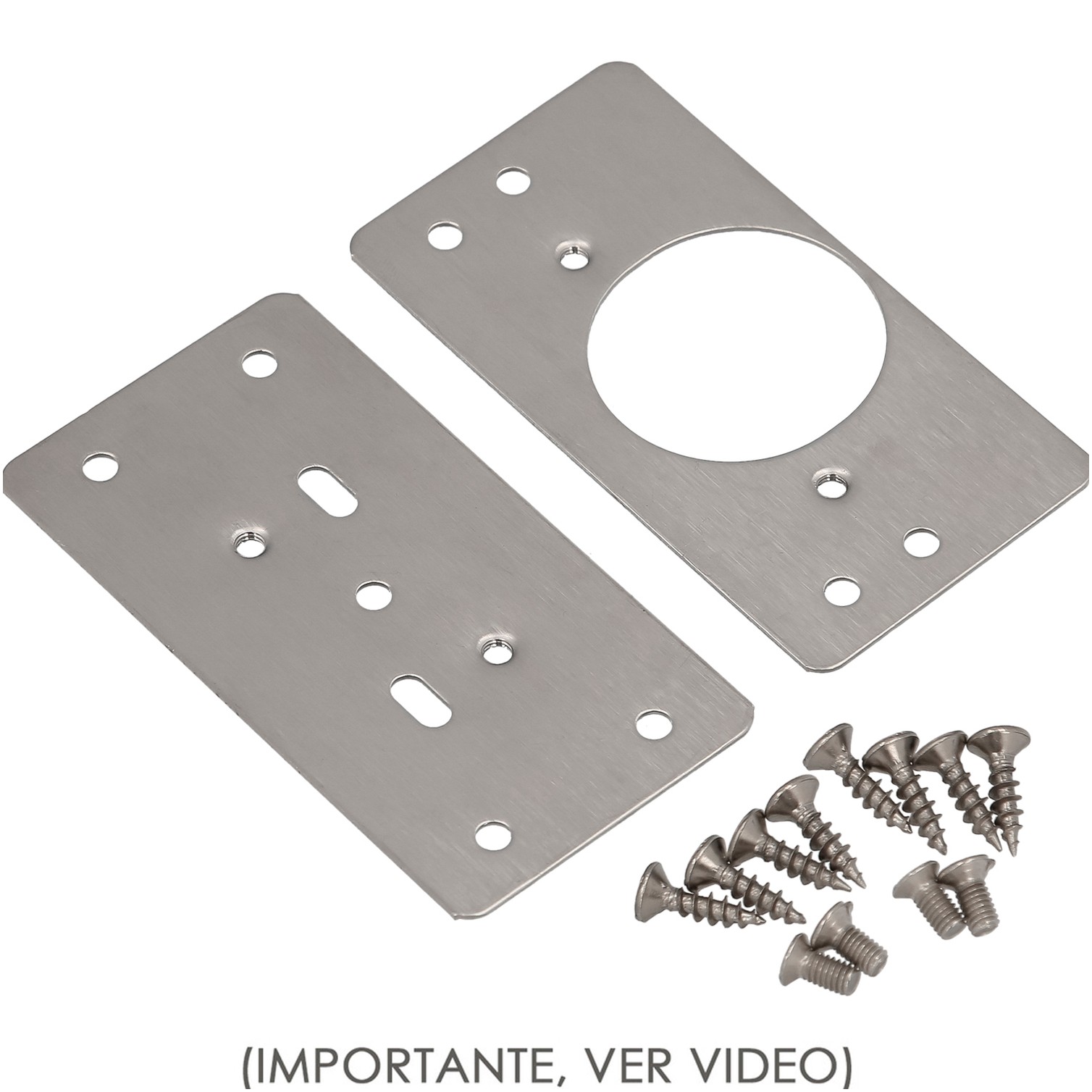 Placas de Reparacion Bisagras Cazoleta 4,7x9 cm. 2 piezas. Placa Repara Puertas, Placa Reparación Bisagras Mueble