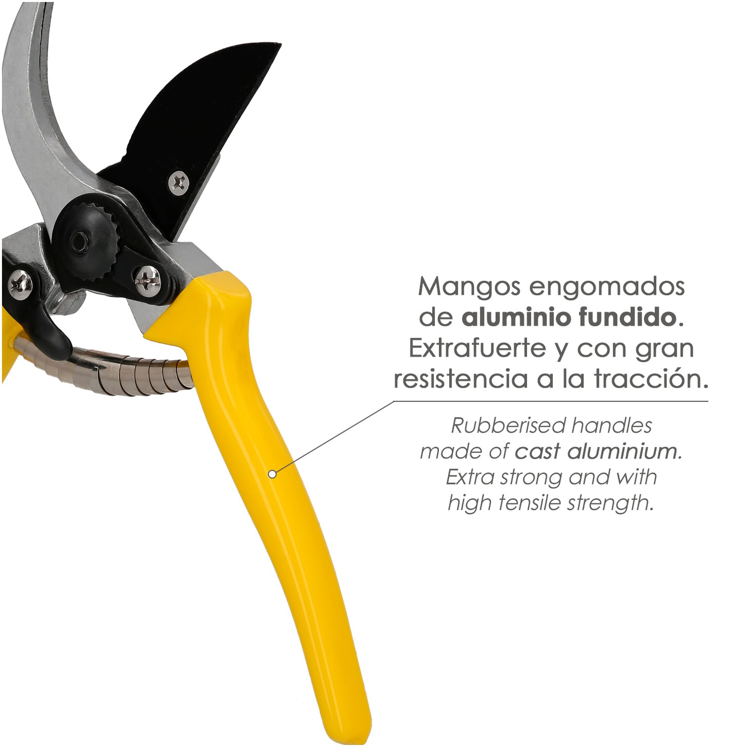 Tijeras Podar 1 Mano Japonesa Akagi T-4S 220 mm. Mangos Aluminio Endurecido, Hoja Recubierta PTFE