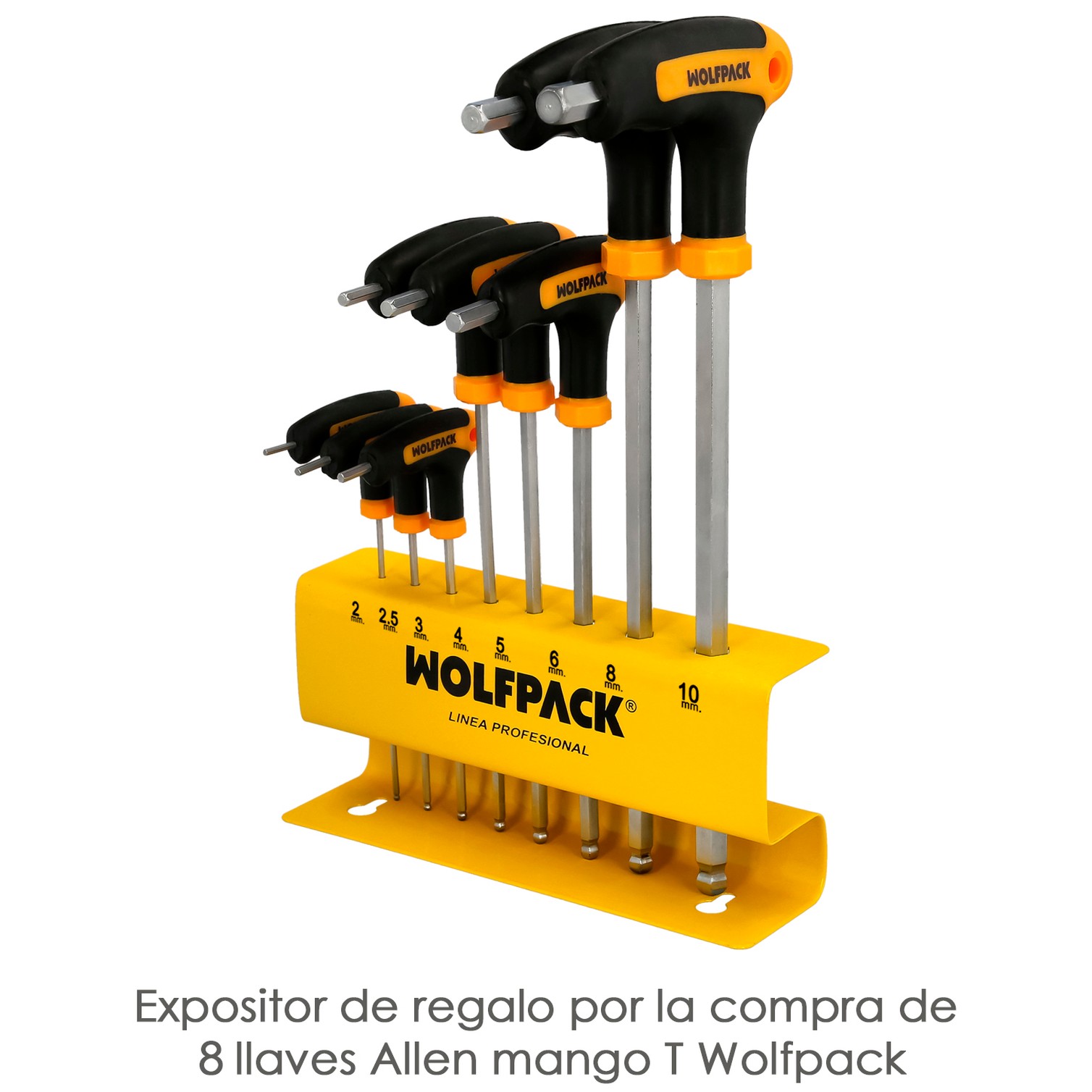Expositor Para Llaves Allen Mango T Completo (8 Piezas)