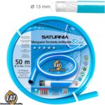 Manguera Tricotada No Torsion Blue Ø 15 mm. Rollo 50 metros. Manguera Anti Torsion, Manguera Sin Dobleces, Manguera Sin Nudos