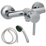 Monomando Ducha "Dresde" Mezclador Central Grifo Baño, Grifo Encimera, Grifo Cocina, Grifo Mezclador. Cartucho Ceramico Ø 35 mm.