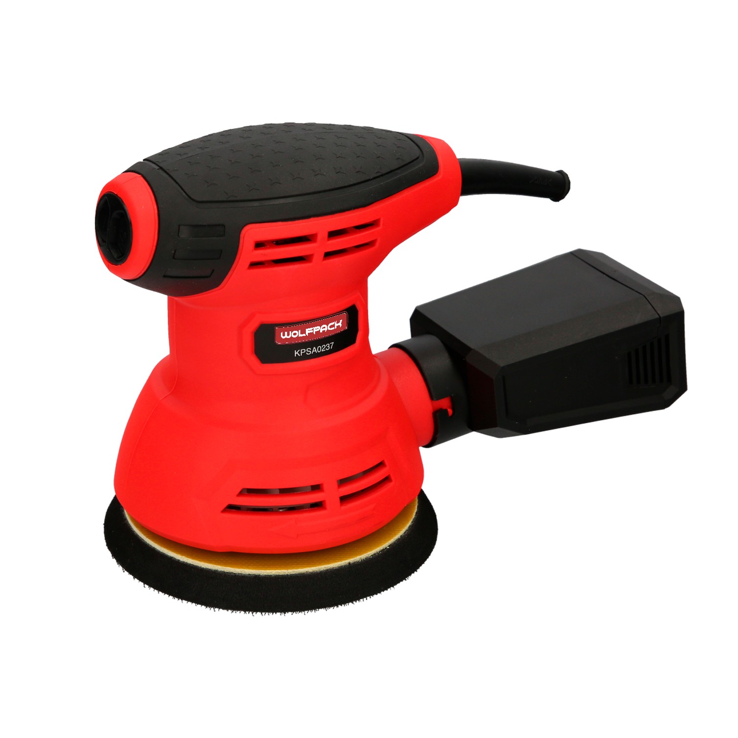 Lijadora Wolfpack Orbital 240 Watt. Lijadora Multifunción. Decapado, Lijado, Eliminar Oxido, Disco Ø 125 mm.
