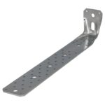 Soporte Para Madera Con Angulo Reforzado 65x88x450 mm. Conector Angular, Escuadra Fijación, Zapata Madera Soporte Pergola Madera