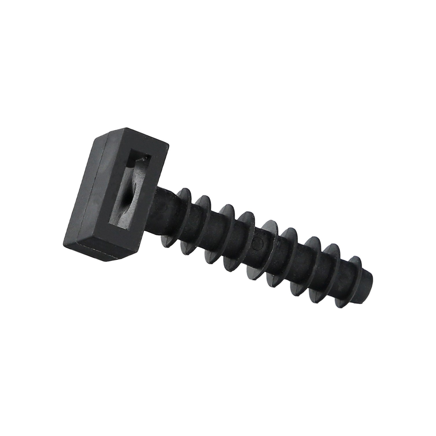 Taco Fijación Brida Nylon Negro 8 mm. (Bolsa 100 Unidades)
