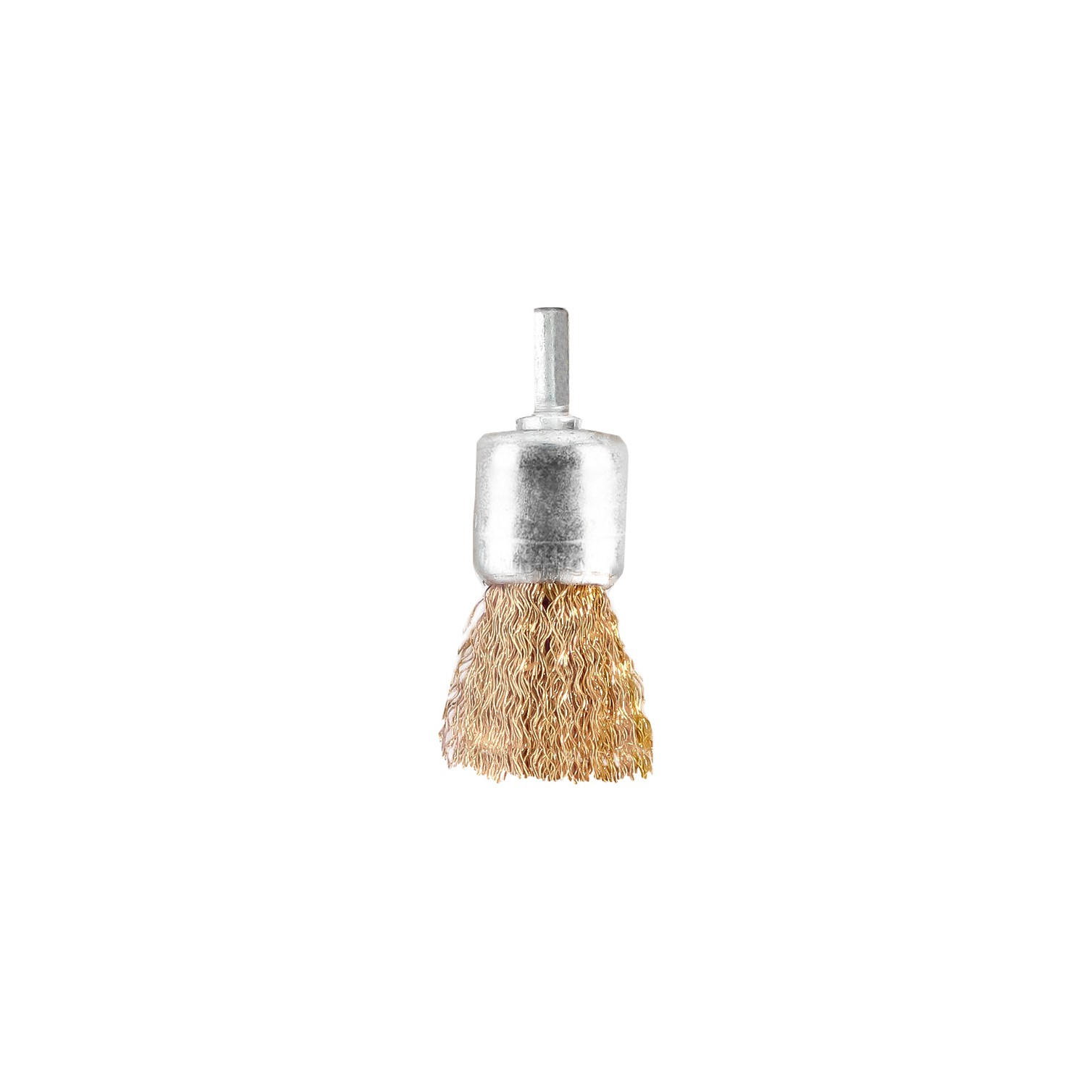 Cepillo Acero latonado Brocha 25 mm. 1/4"