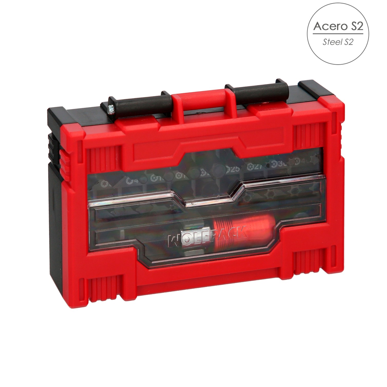 Juego De Puntas Destornillador Acero Con Adaptador Rapido 32 Piezas