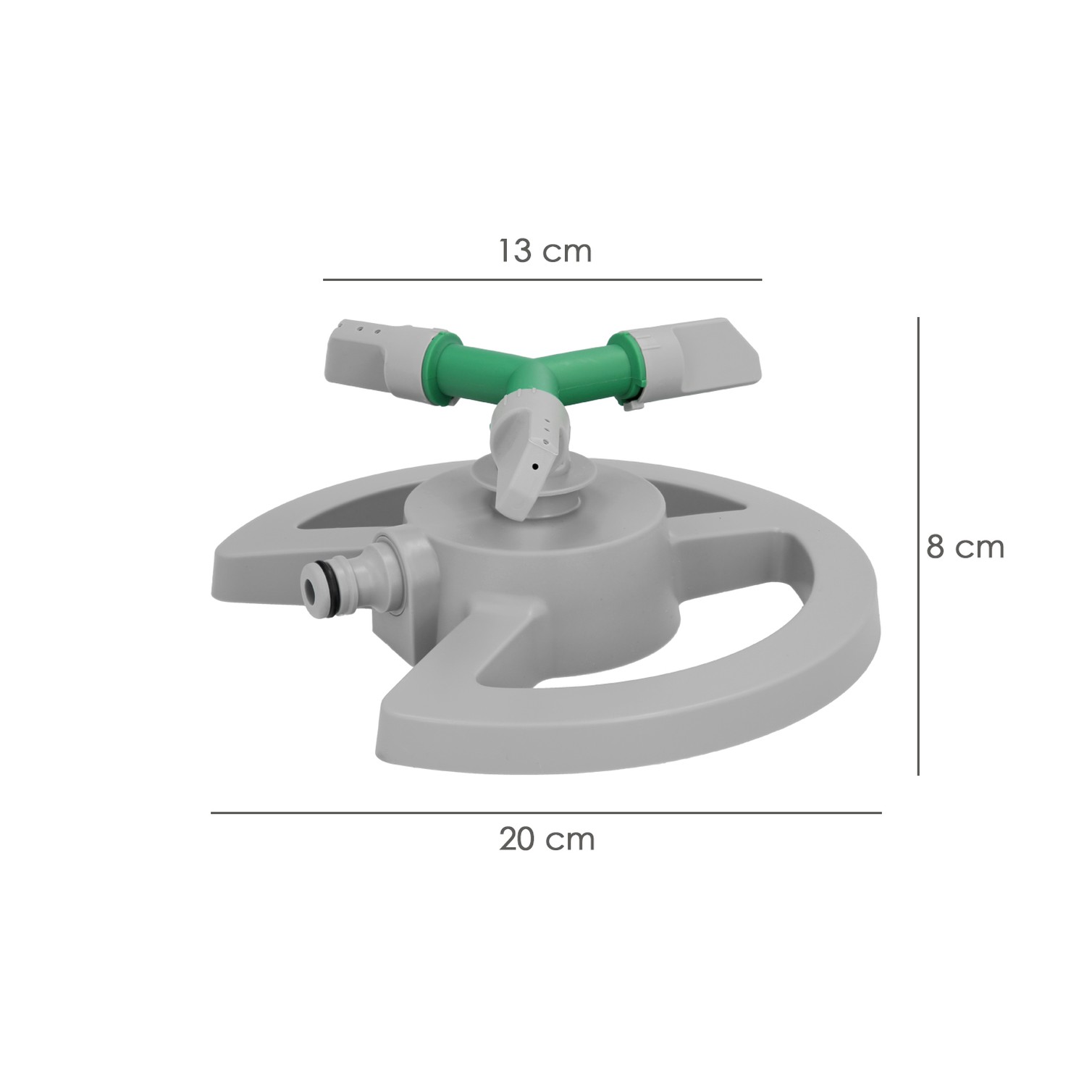 Aspersor Plastico Giratorio 3 Brazos.
