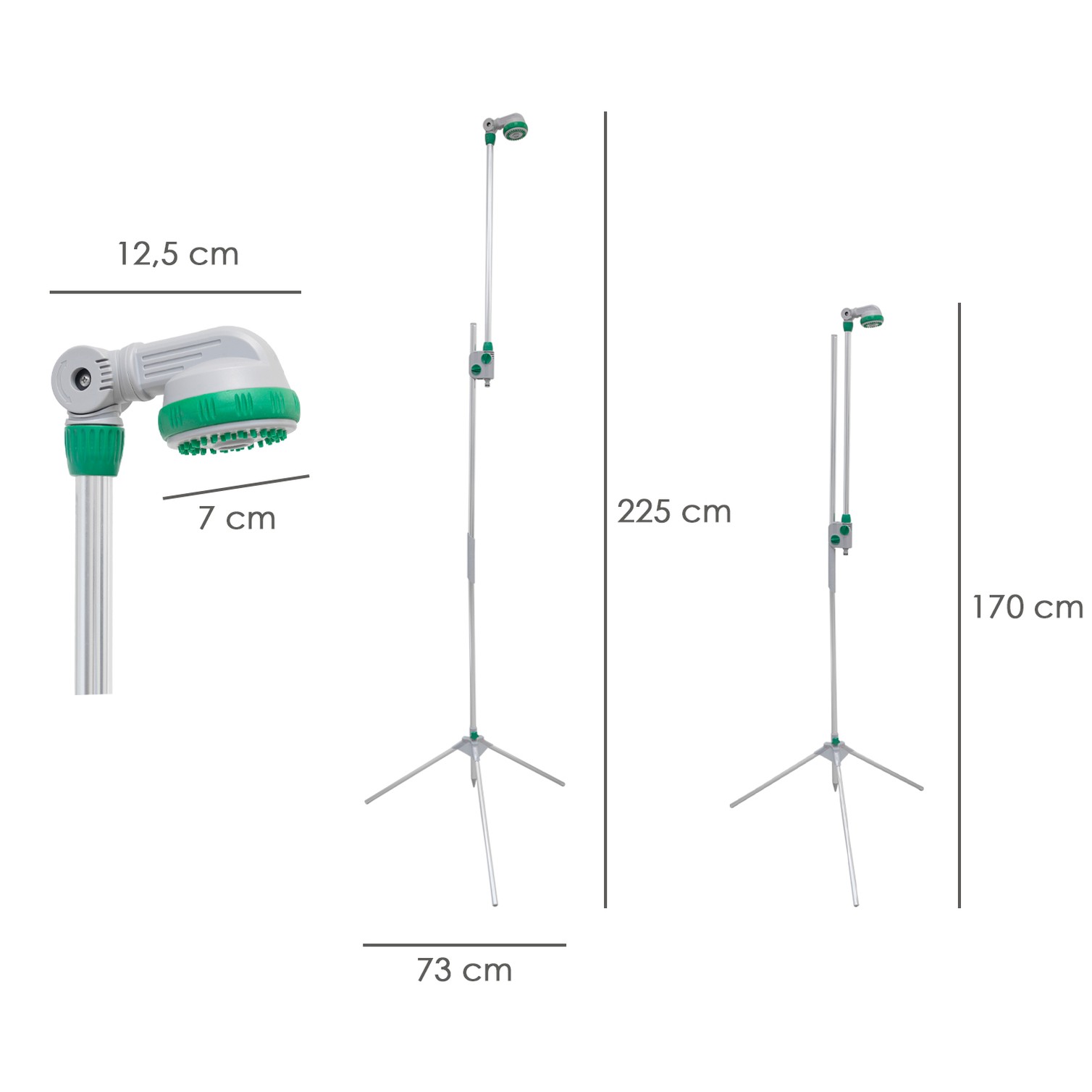 Ducha Jardin Portatil Con Tripode