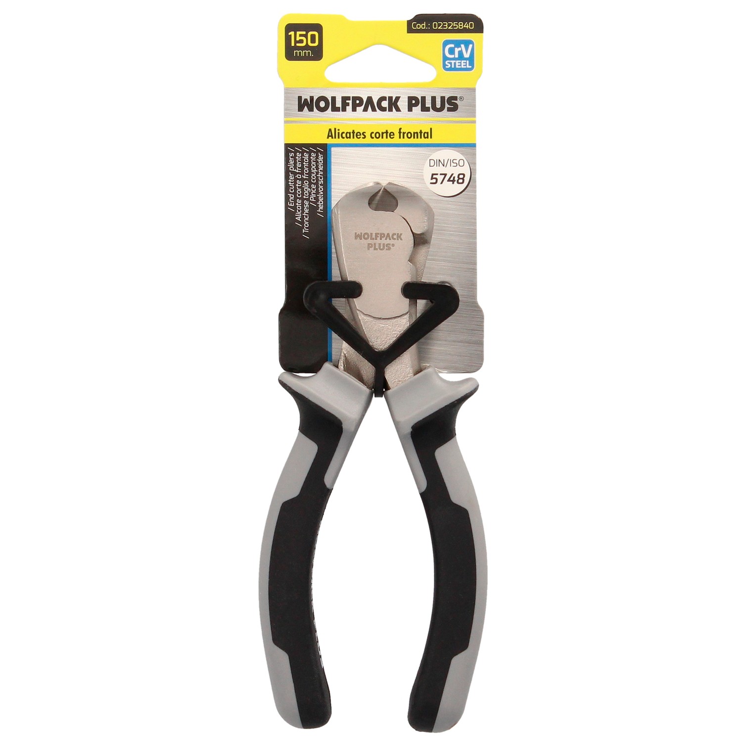 Alicates Corte Frontal 150 mm. Acero Cromo Vanadio DIN-ISO 5748 Pelacables, Corta Cables, Pelador Cables