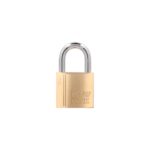Candado Laton Arco Normal 20 mm. Serie Target. Arco Endurecido. Candado Maletas, Taquillas, Puertas [+6 variaciones de Medida Disponibles]