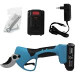 Tijeras Podar A Bateria 21 Volt. Con 2 Baterias 2 A/h Mango Engomado, Ø Corte 40 mm.Con Maletín