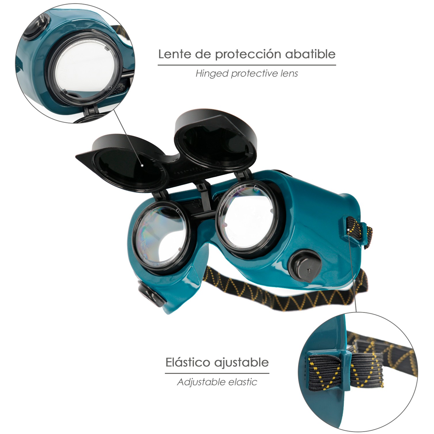 Gafas Soldador Con Lentes Abatibles EN175