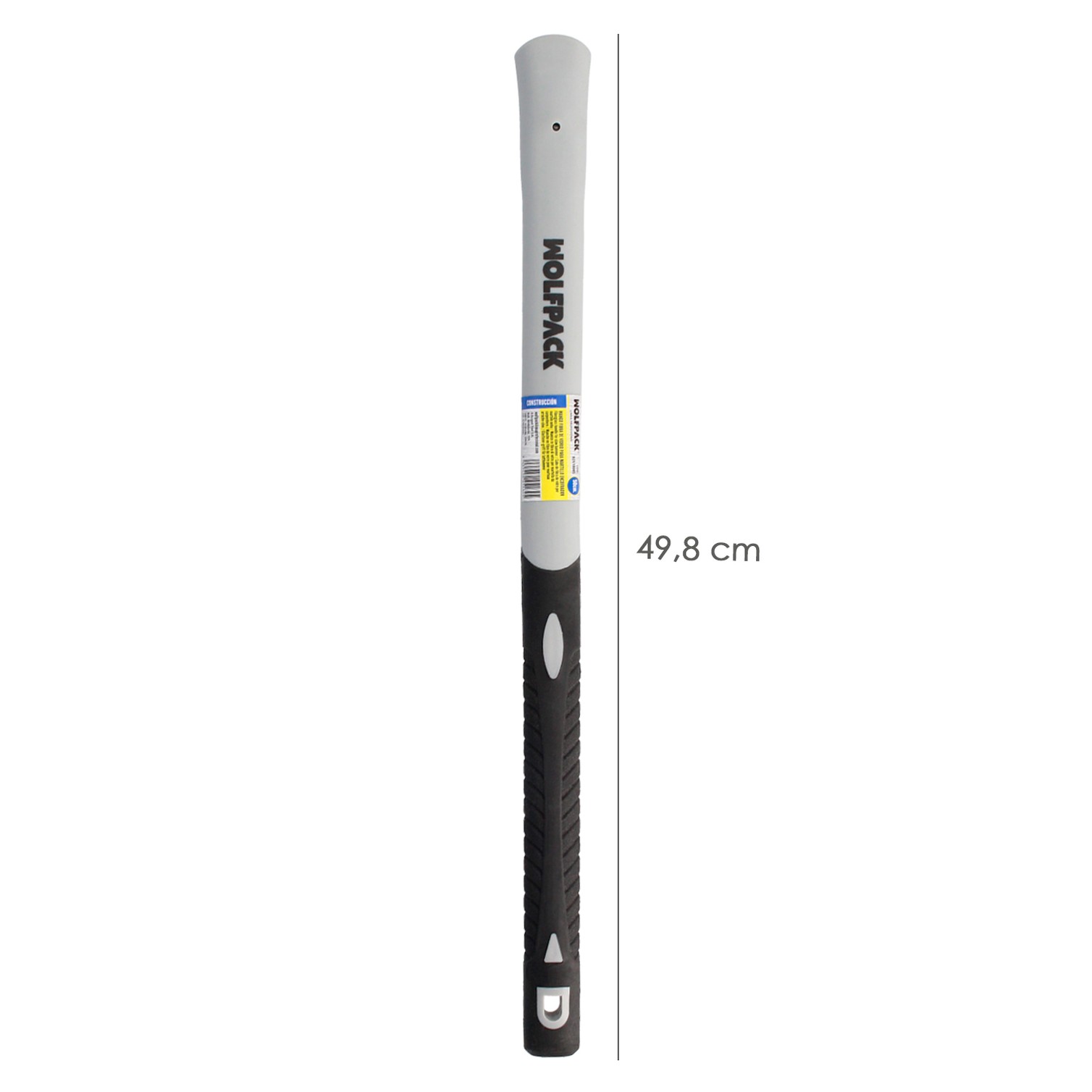 Mango Fibra Vidrio Para Martillos Enconfradores 498 mm. Mango Bimaterial Absorve Vibraciones