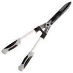 Tijeras Podar Setos 2 Manos Aluminio 63 cm. Hojas Acero Antiadherente, Mango TPR, Ajuste Corte