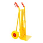 Carretilla Almacen / Sacos Con Pala Abatible Ruedas Macizas Llantas de plástico