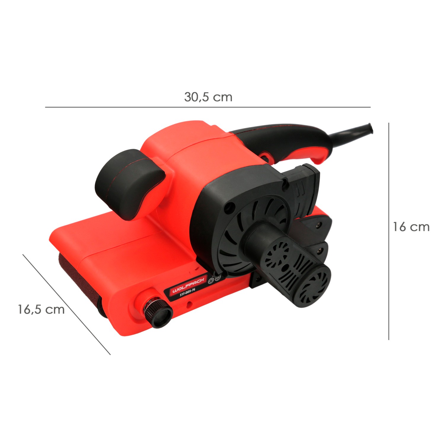 Lijadora De Banda 800 Watt. Con Aspiración Integrada