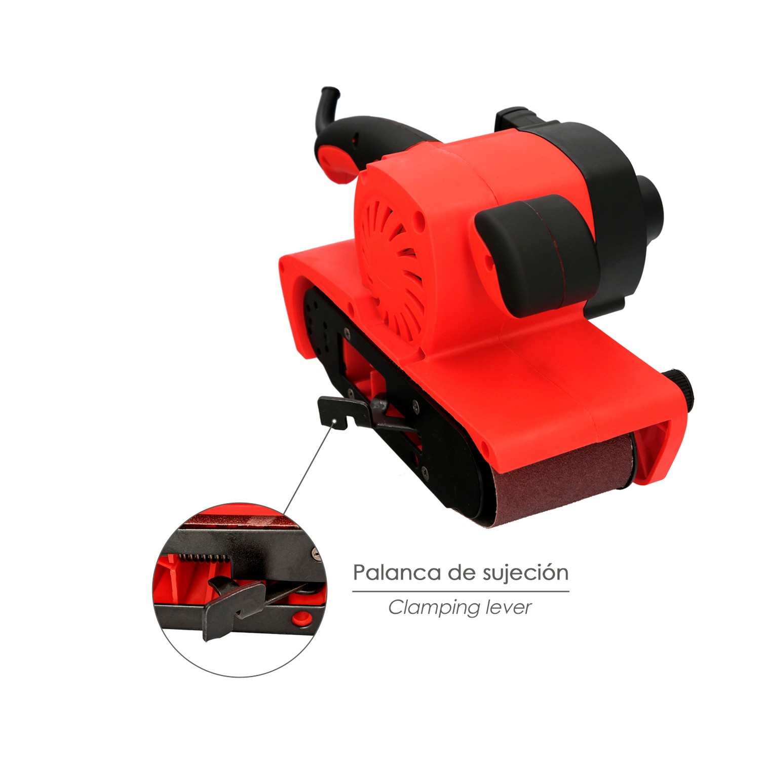 Lijadora De Banda 800 Watt. Con Aspiración Integrada