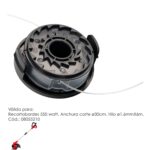 Cabezal Nylon Repuesto Recortabordes 550 Watt. (Codigo 08055210)
