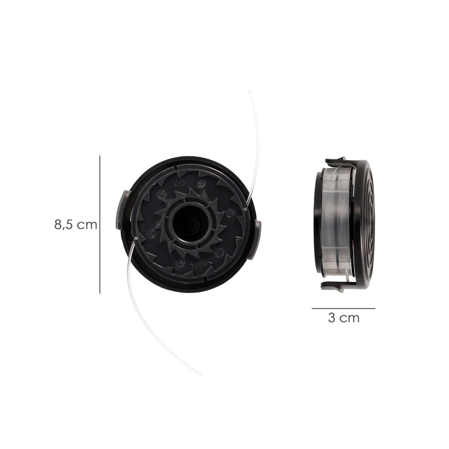 Cabezal Nylon Repuesto Recortabordes 550 Watt. (Codigo 08055210)