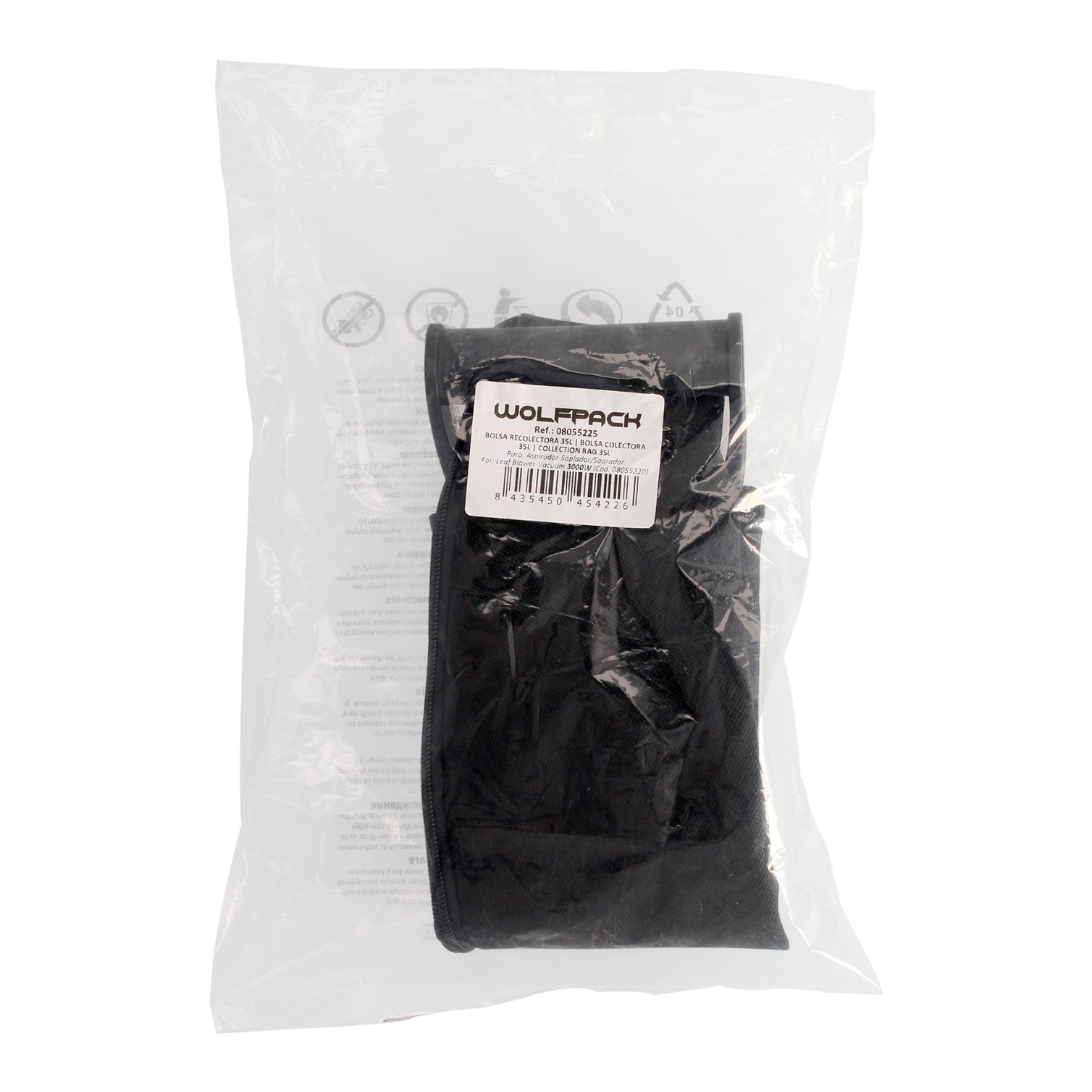Bolsa Nylon Repuesto Aspirador Soplador Electrico de Hojas Jardín 3.000 Watt.