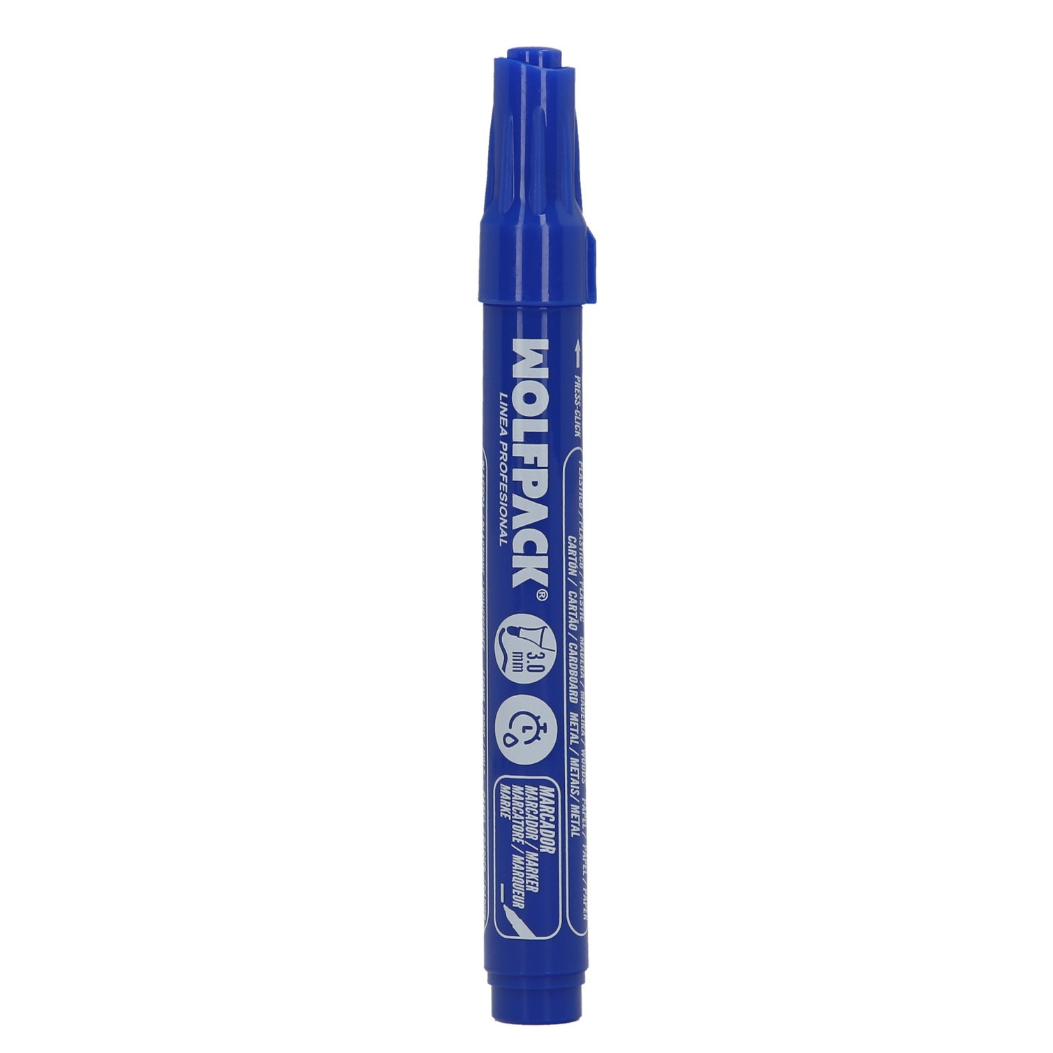 Rotulador Permanente Profesional Azul.