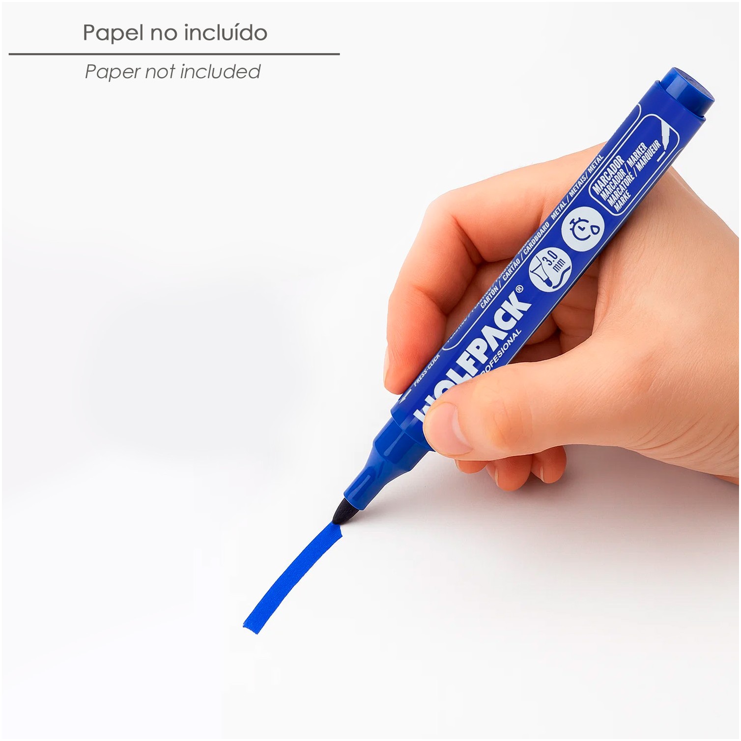 Rotulador Permanente Profesional Azul.