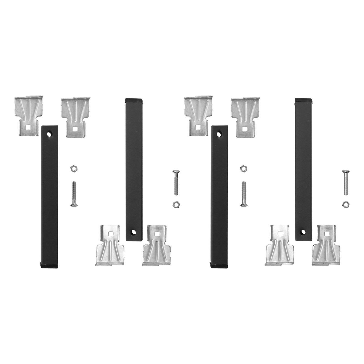 Juego Patas Somier Cuadradas (4 Unidades) Tubo 30x30 mm. Para Somier de 40x30 mm. Altura 25 cm.