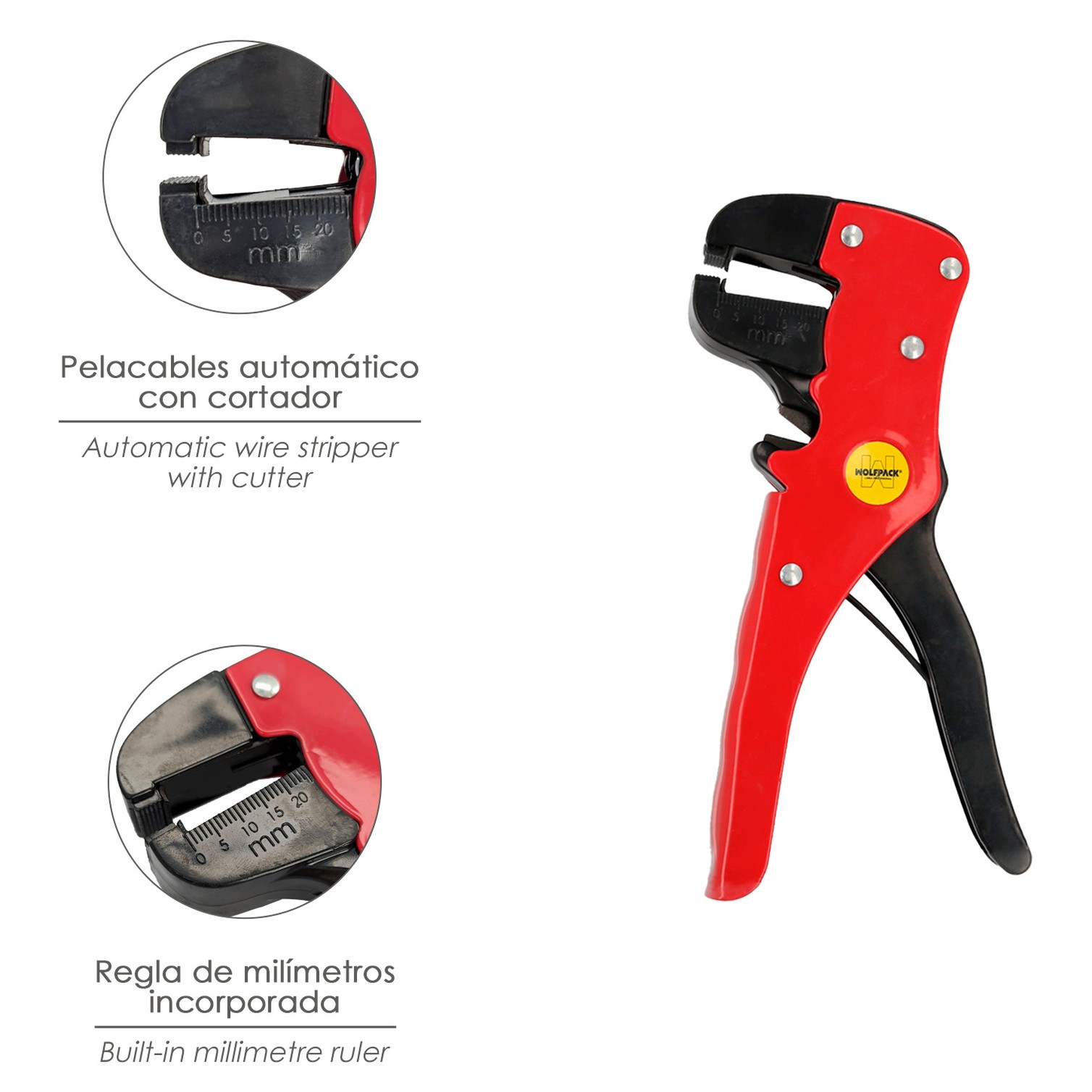 Pinza Pelacables Cortacables 0,2-0,6 Mm