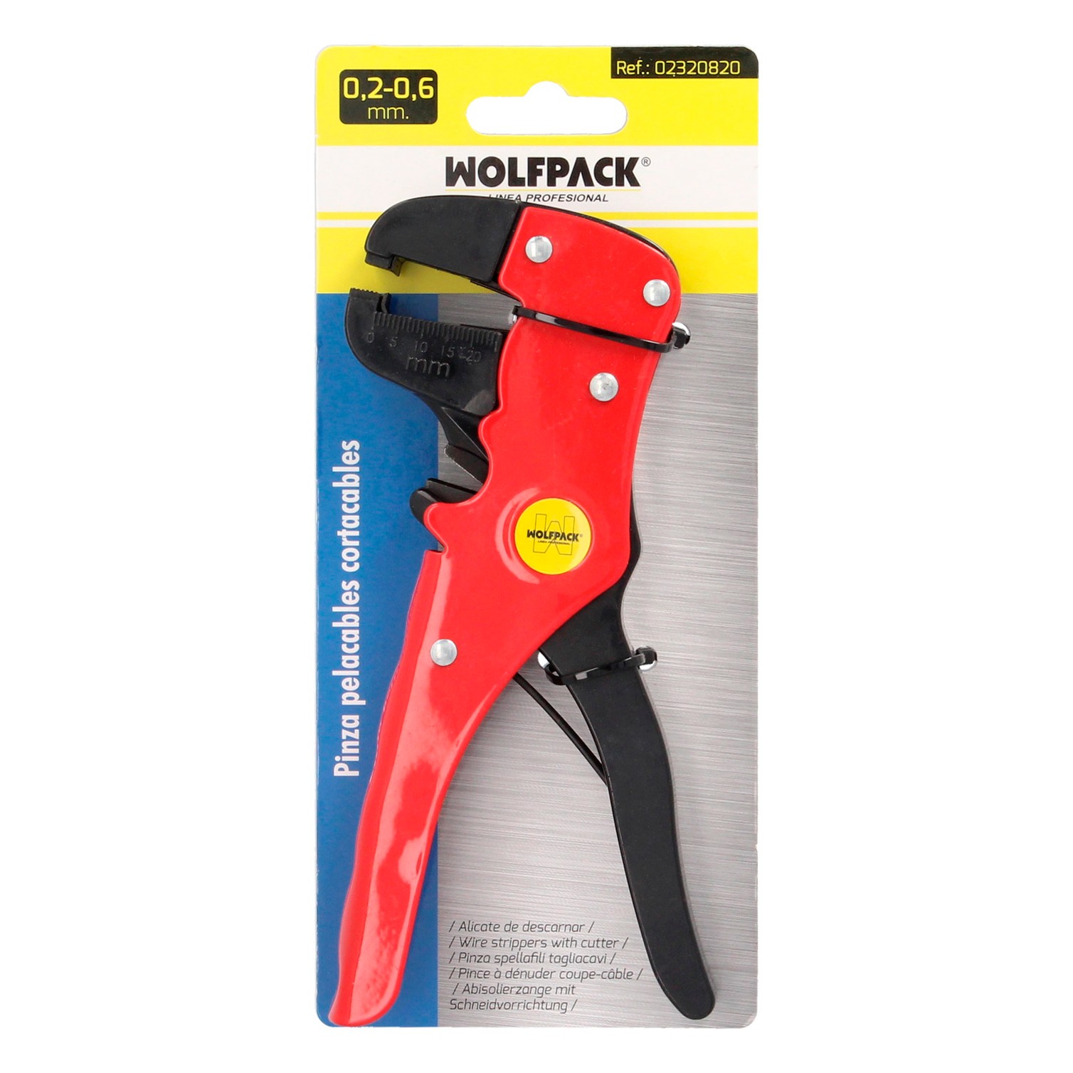 Pinza Pelacables Cortacables 0,2-0,6 Mm