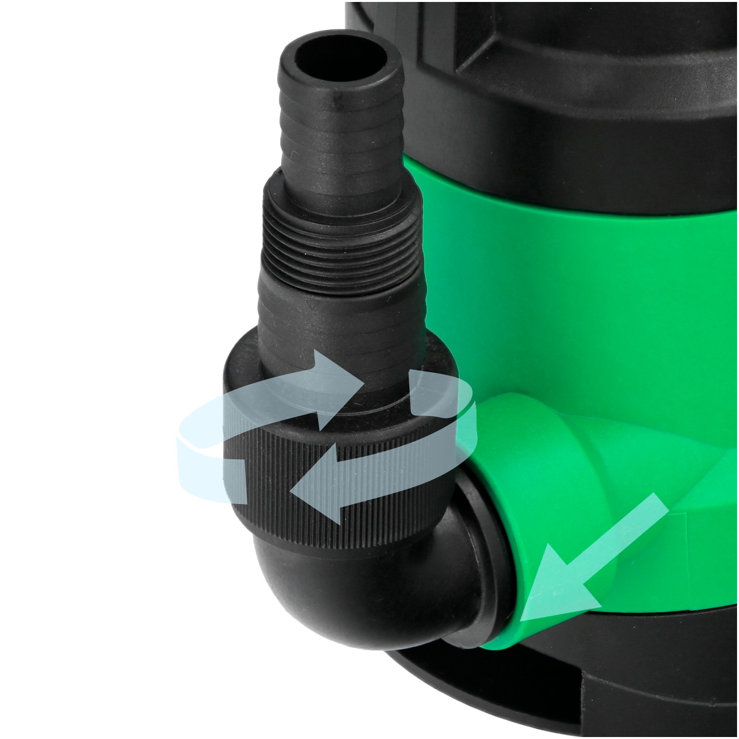 Bomba Aguas Sucias Sumergible 450 W. 8.000 lts/hora, Profundidad 5 Mts, Elevación 5,5 mts. Particulas max. Ø 30 mm.