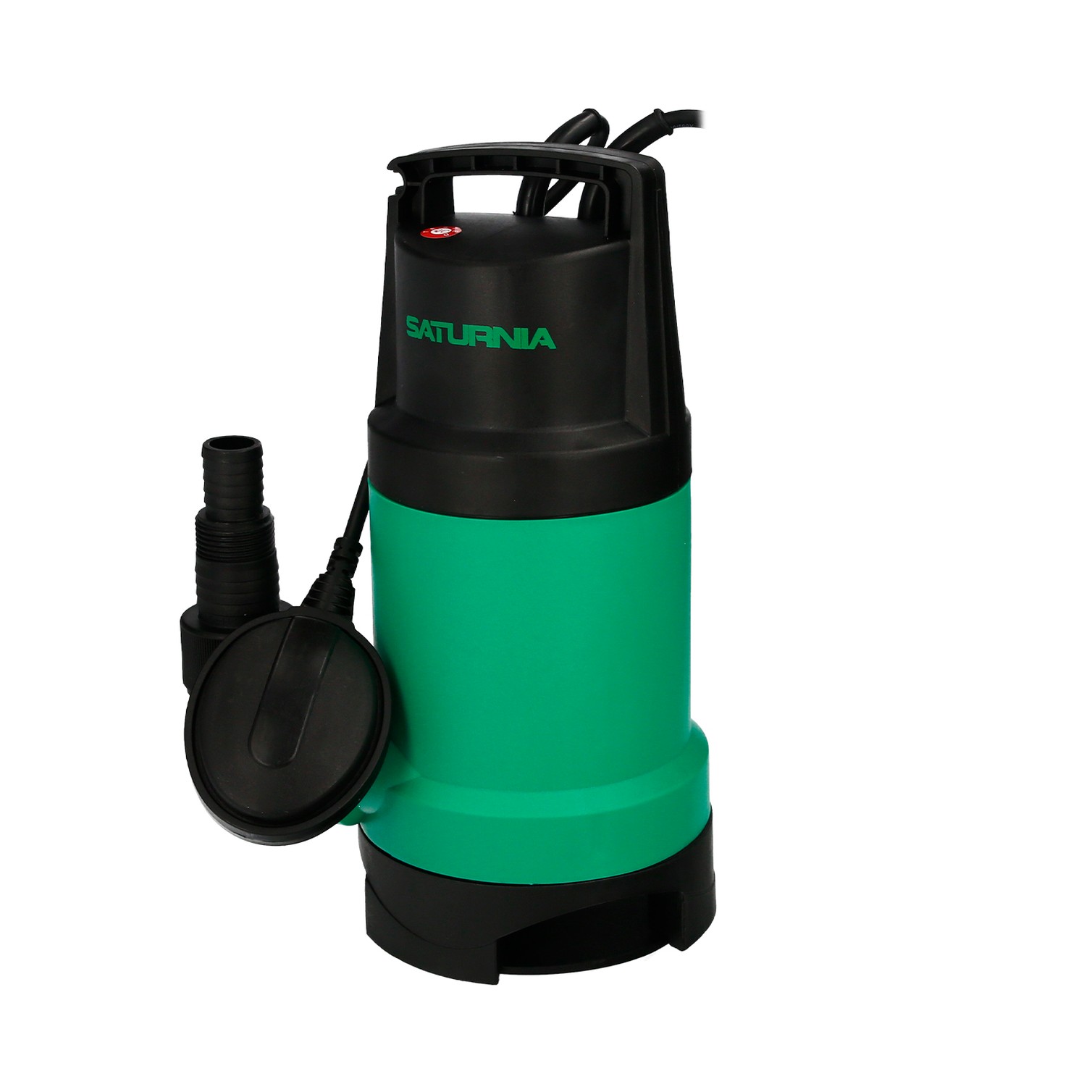 Bomba Aguas Sucias Sumergible 950 W. 14.000 lts/hora, Profundidad 7 Mts, Elevación 10 mts. Particulas max. Ø 30 mm.