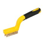 Cepillo Manual Acero Latonado Bujias | Cepillo De Puas | Cepillo Para Metales | Cepillo Abrasivo