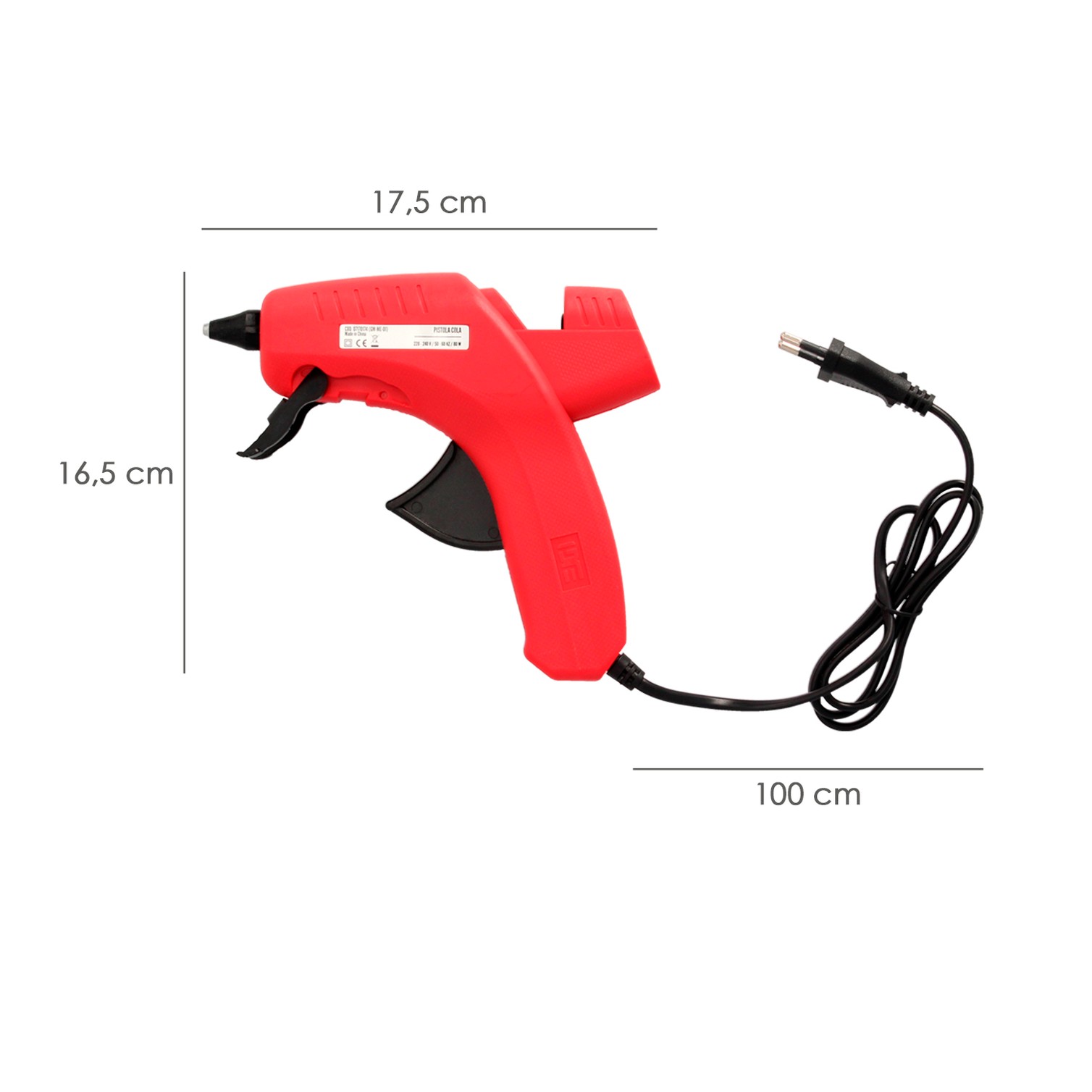 Pistola Termocolante Wolfpack-IDE 80 w. / 11,5 mm Profesional