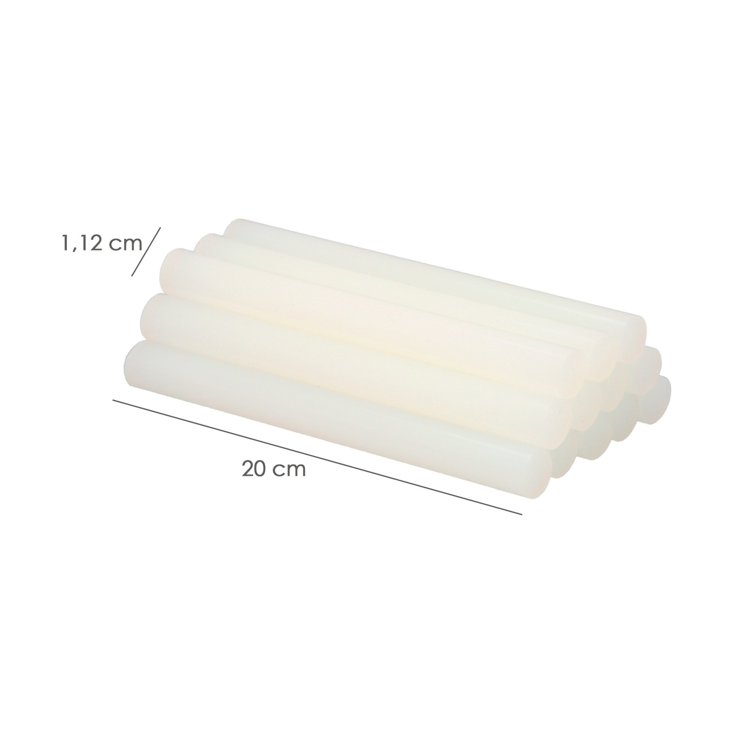 Barras De Pegamento Caliente Ø 11,2 mm. bolsa De 1 Kg. Barras Silicona, Pegamento Pistola Termofusible, Silicona Pistola