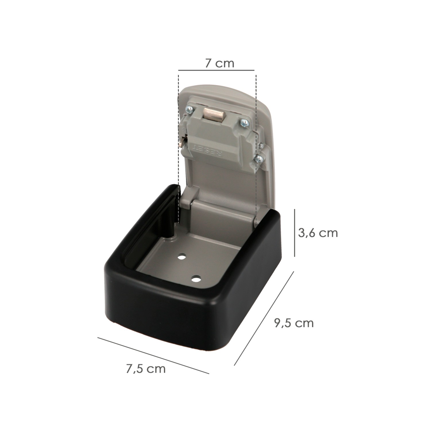 Caja De Seguridad Para Llaves Con Codigo, 4 Digitos. Llaves, De Llaves Pared, De Llaves Codigo03