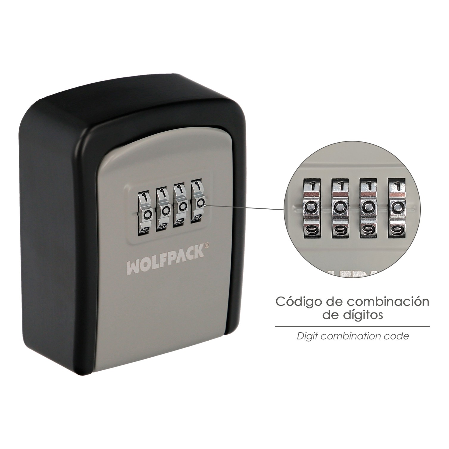 Caja De Seguridad Para Llaves Con Codigo, 4 Digitos. Llaves, De Llaves Pared, De Llaves Codigo03