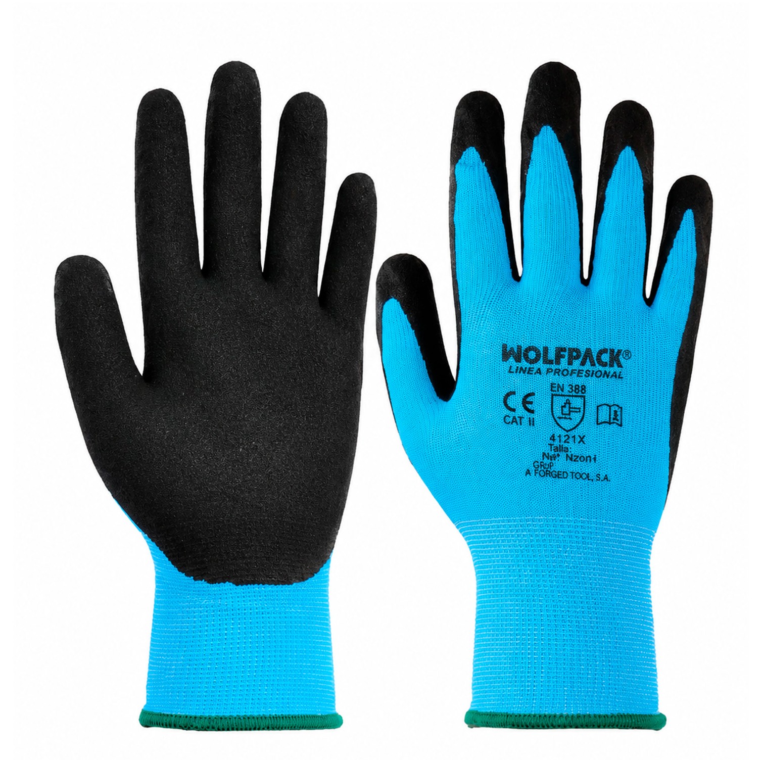 Guantes Nitrilo Reforzado Impregnado Talla 6" (Par)