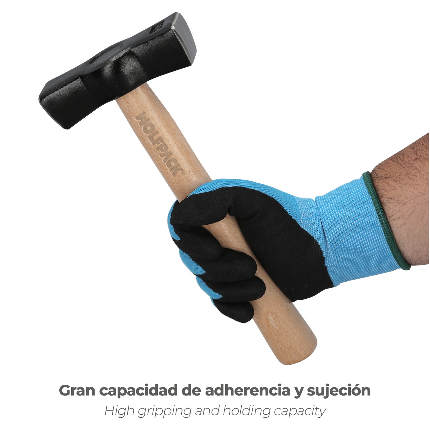 Guantes Nitrilo Reforzado Impregnado Talla 7" (Par)